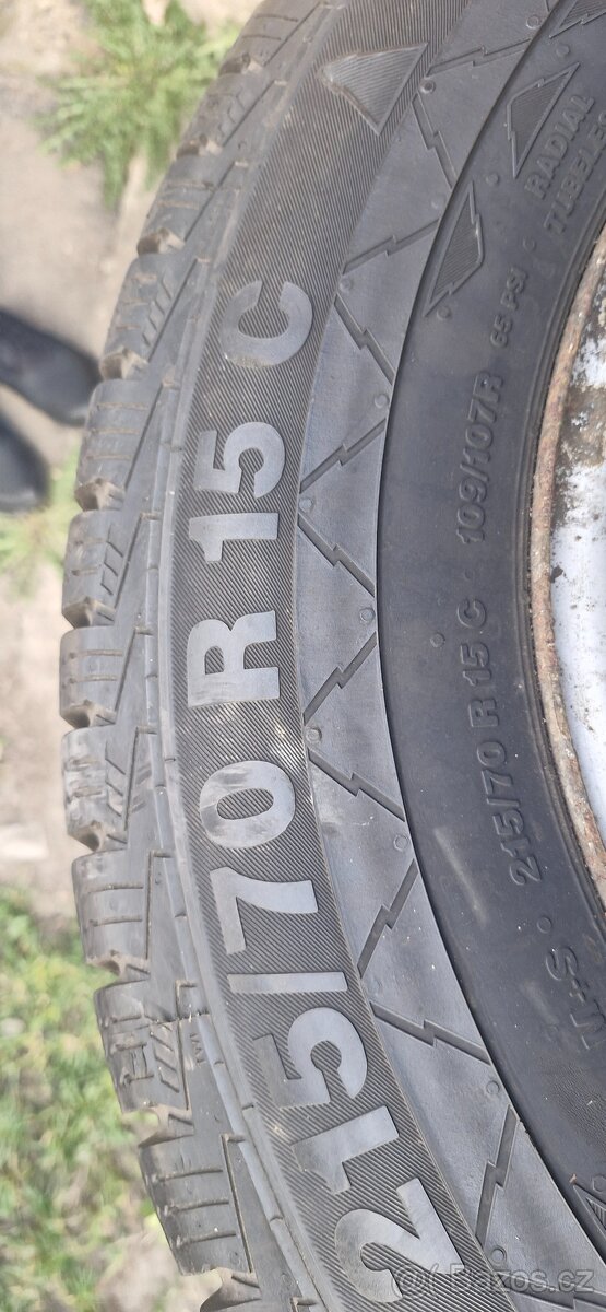 Prodám sadu 215/70/15C - 4