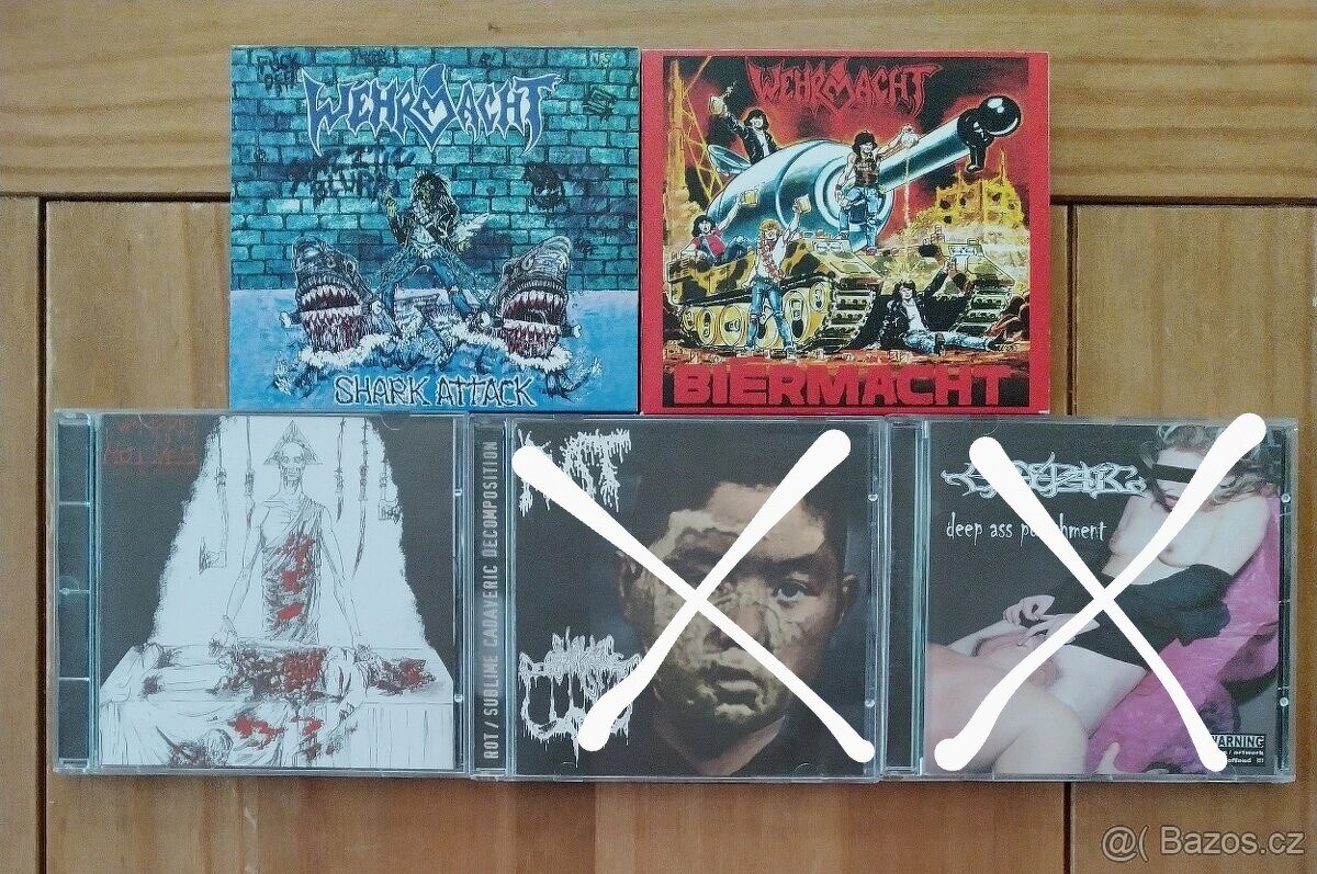 CD metal - zahraniční, část D - SLEVA : - 4