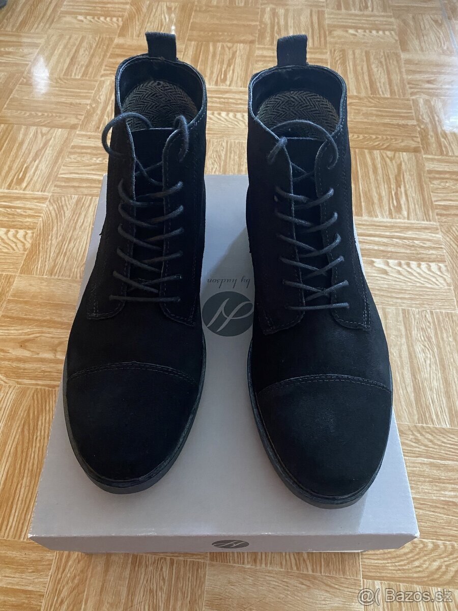 panske kozene boty HUDSON LONDON velkost 8/42 - 4