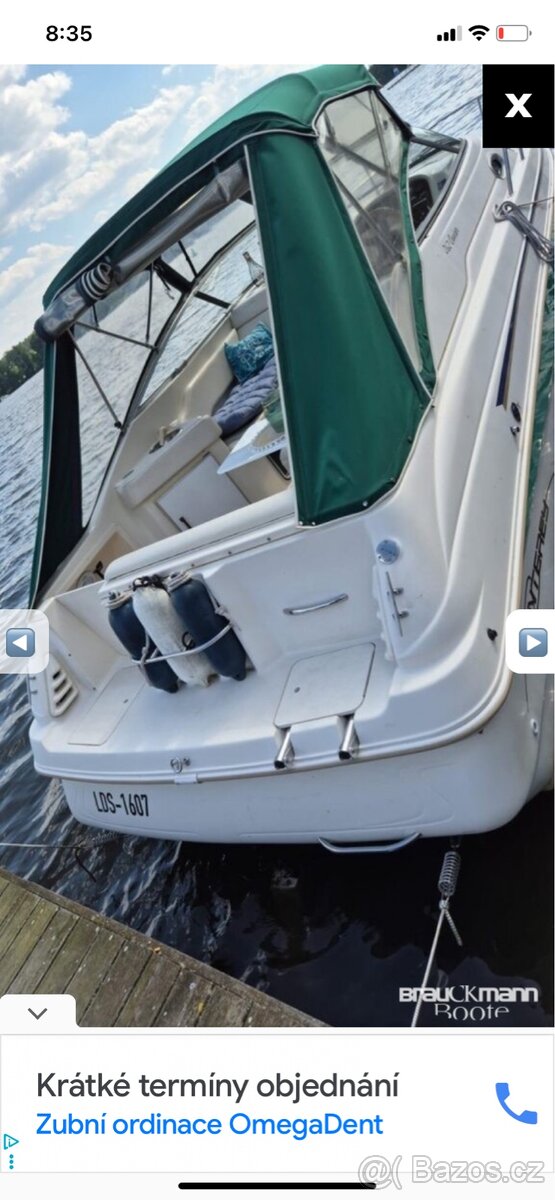 Prodam kajutovou lod Monterey 262 cruiser - 4