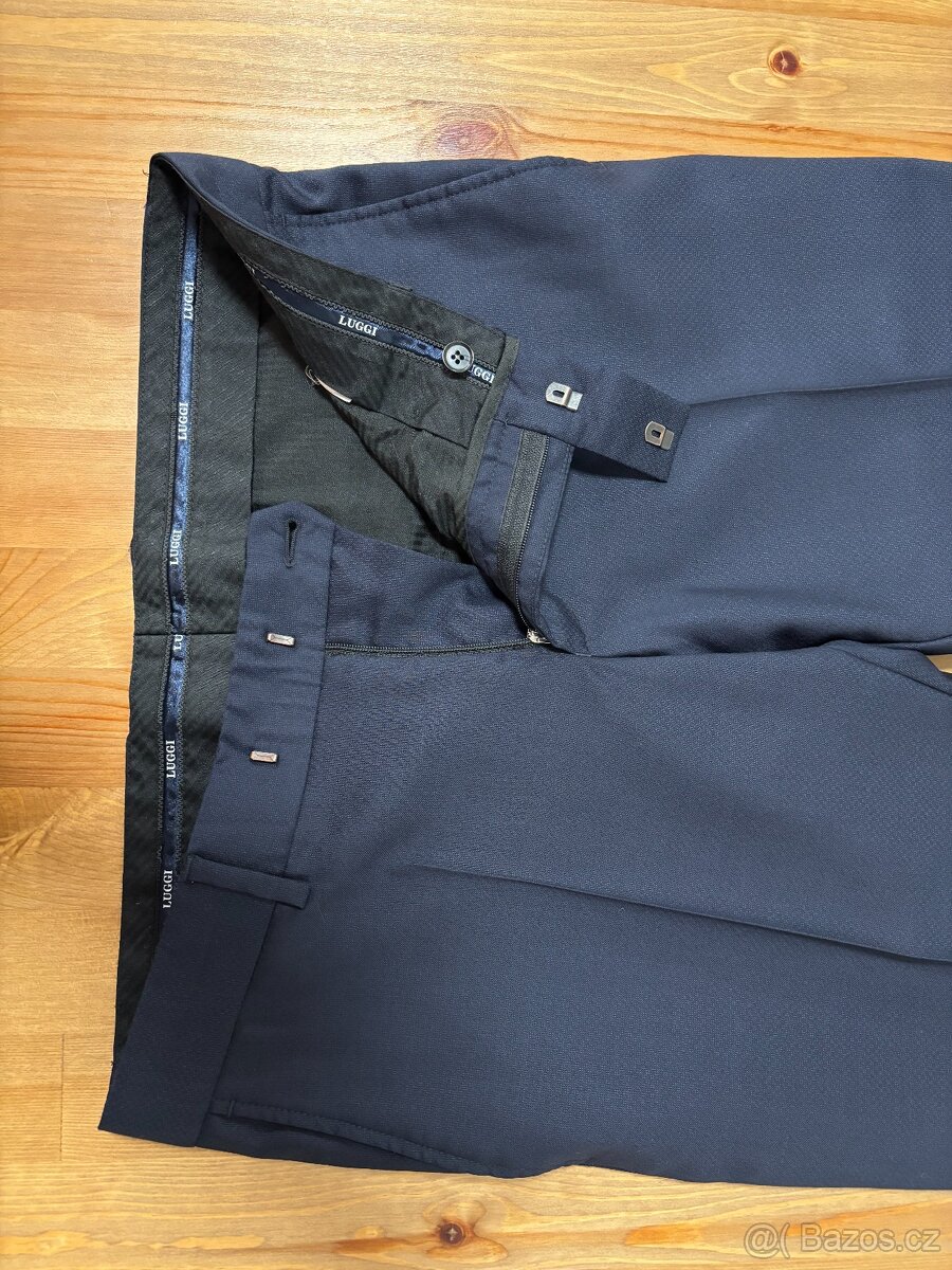 Panský oblek Luggi. 100% vlna. Slim fit. - 4