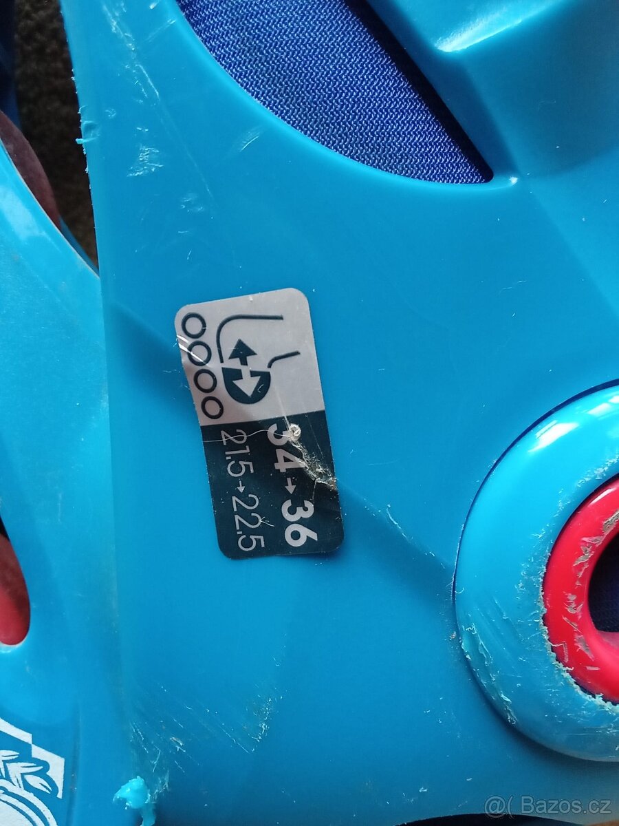 Dětské kolečkové brusle Oxelo, vel. 34-36 - 4