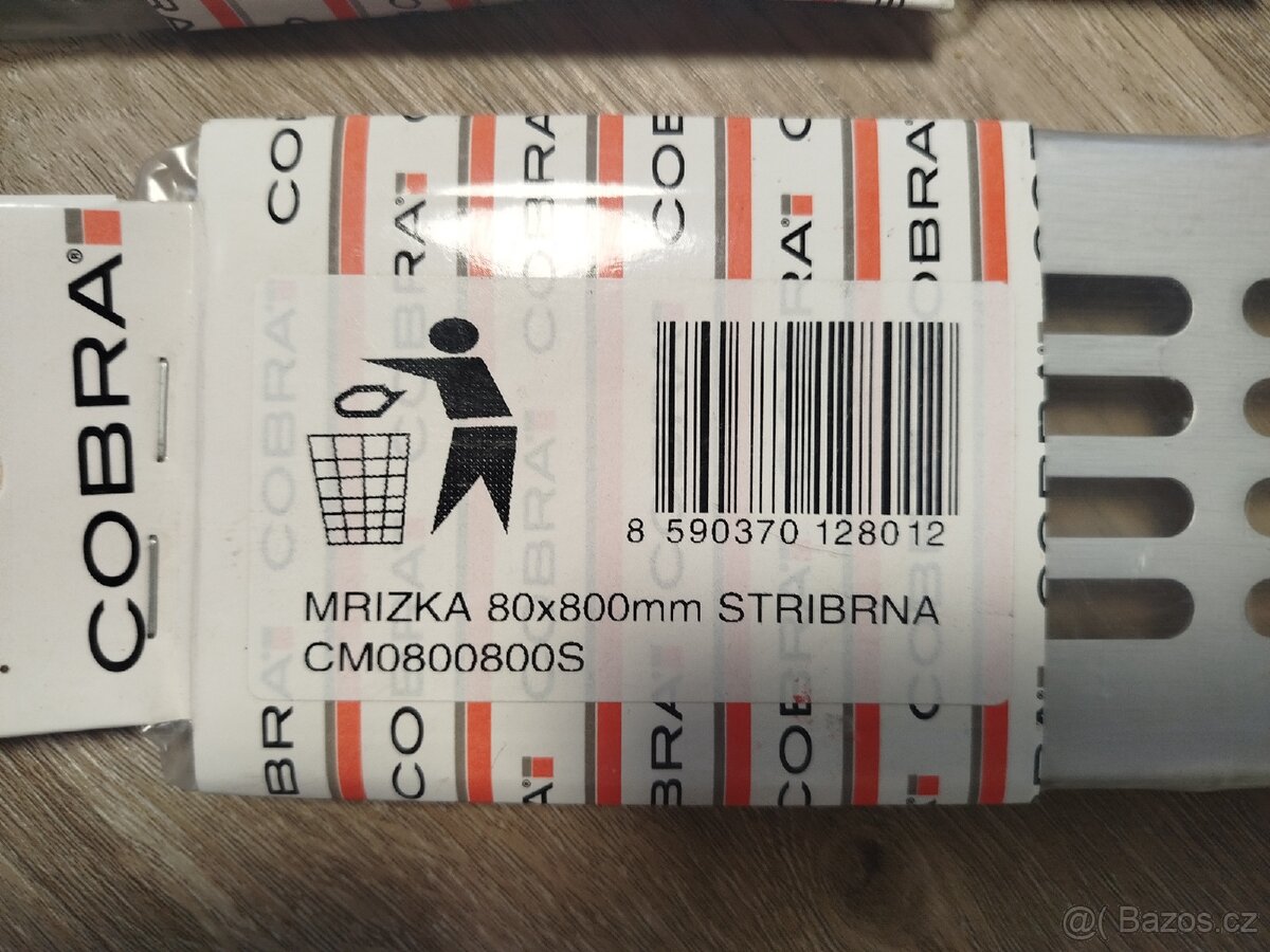 Větrací mřížky Cobra, stříbrné, nepoužité - 4
