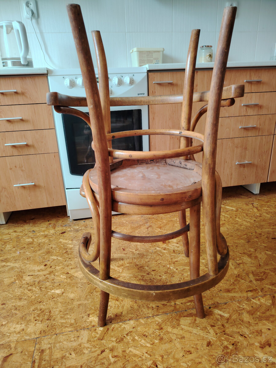 Polokřesla Thonet, 2 ks - 4