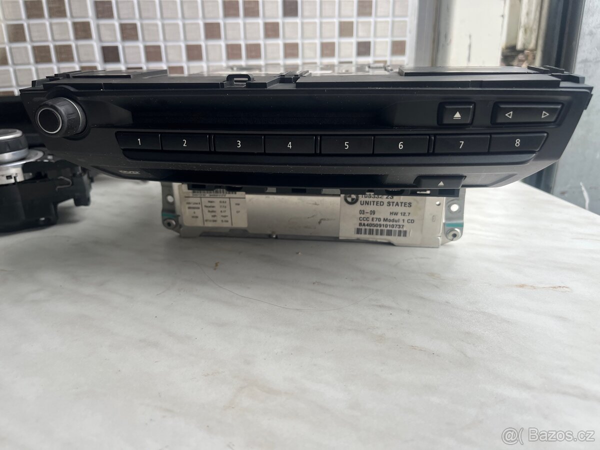 CCC autorádio komplet BMW X5 e70 - 4