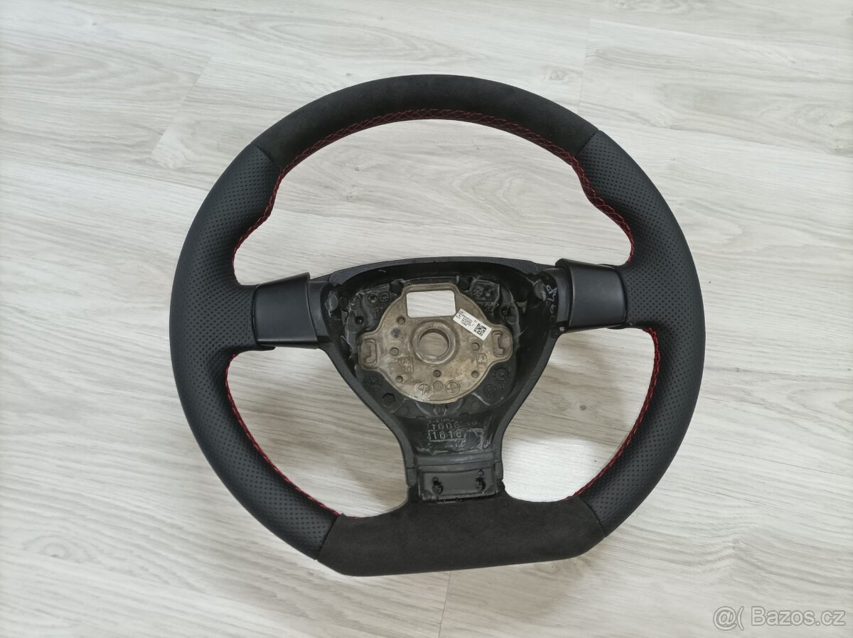Volant VW Passat B6 trojramený kůže - 4