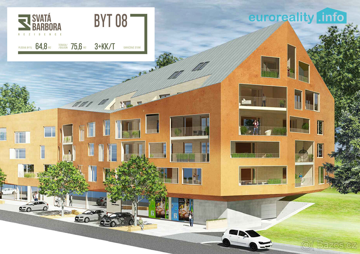 Prodej, apartmán 3+KK, 64,8 m2, terasa, Železná Ruda - 4