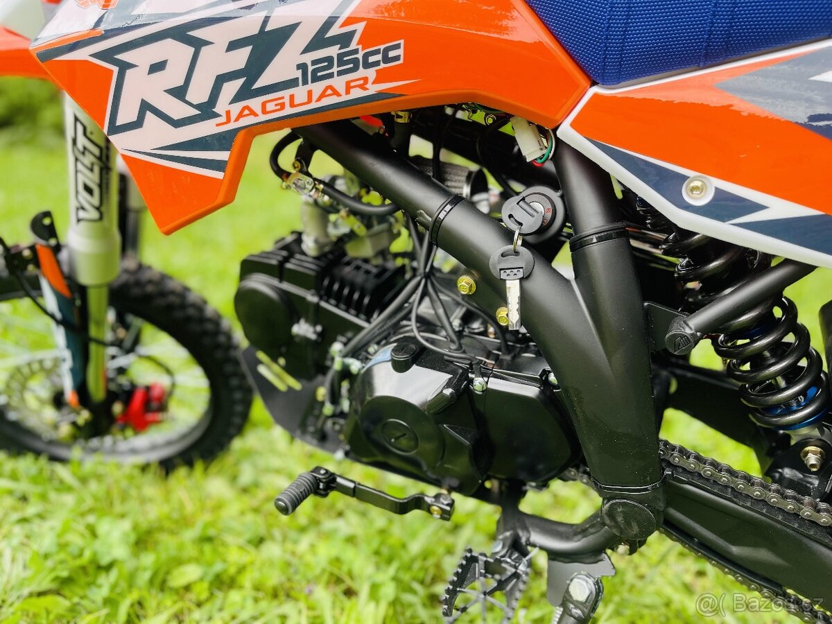 Pitbike Leramotors Jaguar 125ccm, kola 17/14, orange - 4