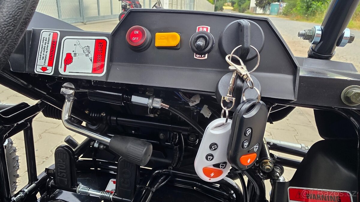 Dětská Buggy Cheetah Mini 163ccm, variator, 5-10let modrá - 4