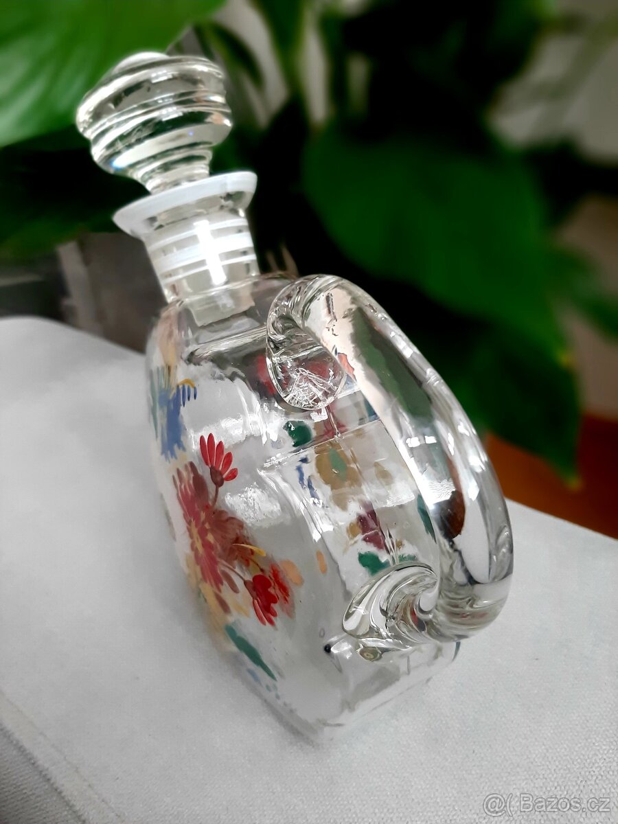 Skleněná karafa malovaná.. TOP - 4