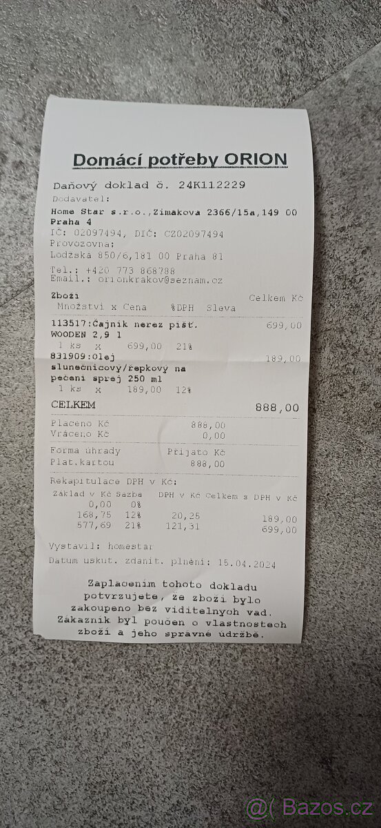 Čajník/rychlovarná konvice na indukci - 4