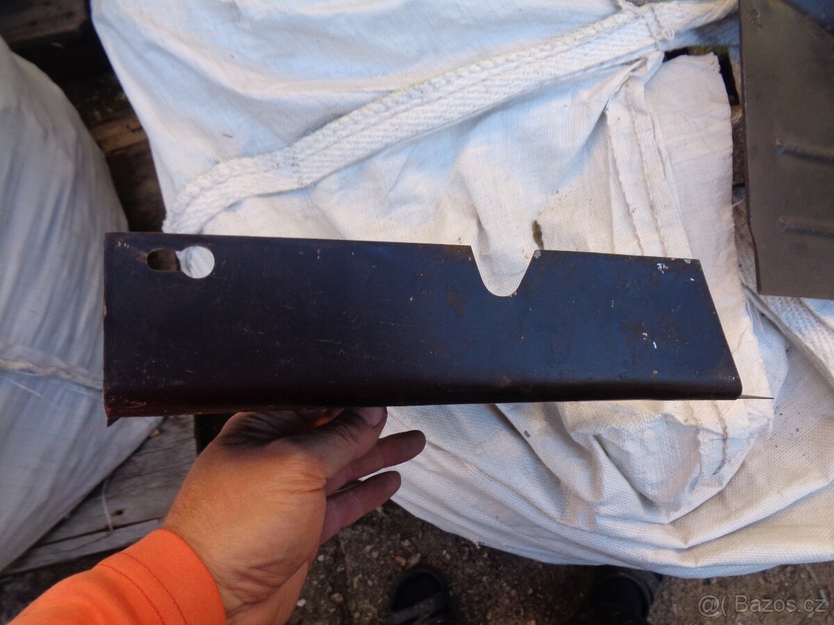 Škoda 110R 110LS original plech pod chladič+ motor - 4