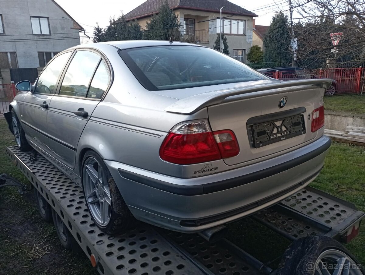 E46 sedan interiér sklopný kožený - 4