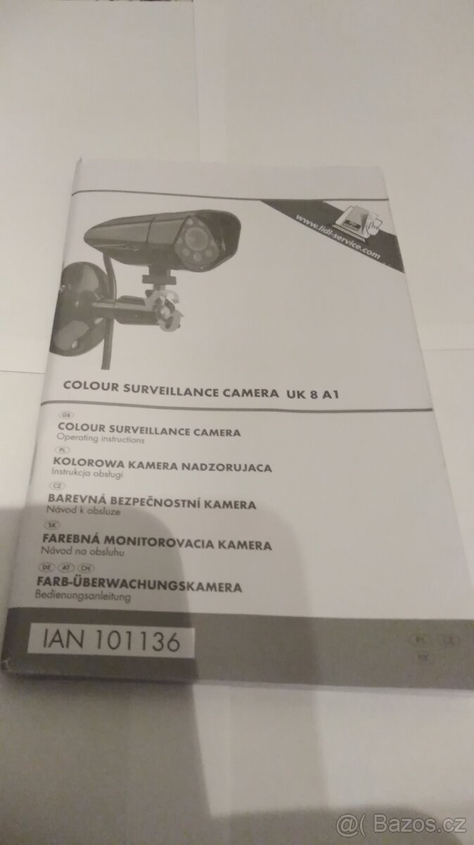 Kamera UK 8 A1 - barevná, bezpečnostní - 4