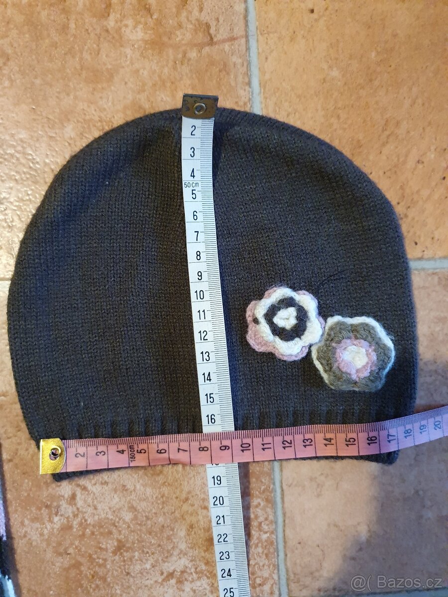 Komplet čepice šála dopodopo hnědá v.98-128 - 4