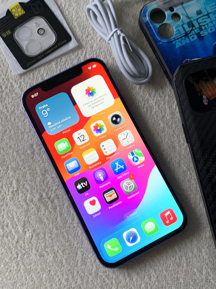 Apple Iphone 12 - 64GB - PURPLE - PŘÍSLUŠENSTVÍ - 4