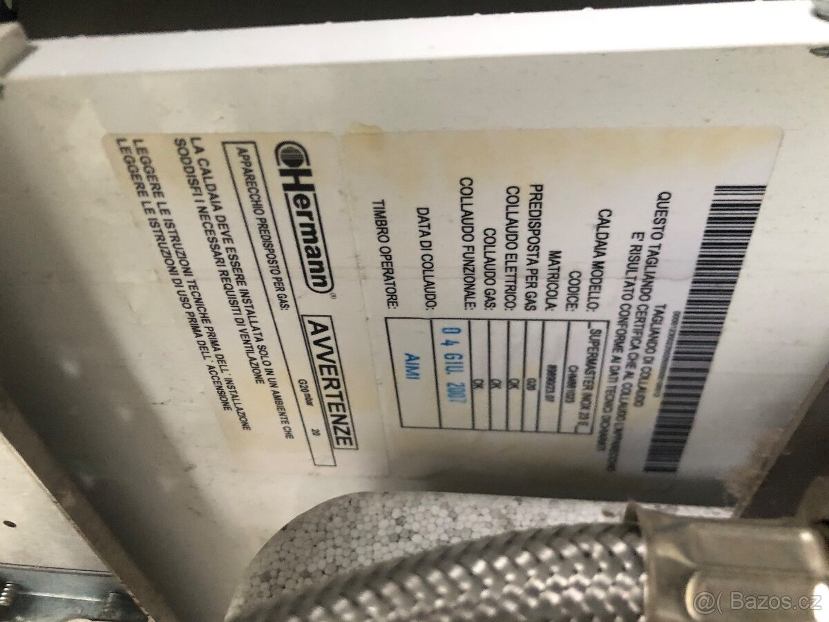 Plynový kotel Hermann supermaster inox 23 E - 4