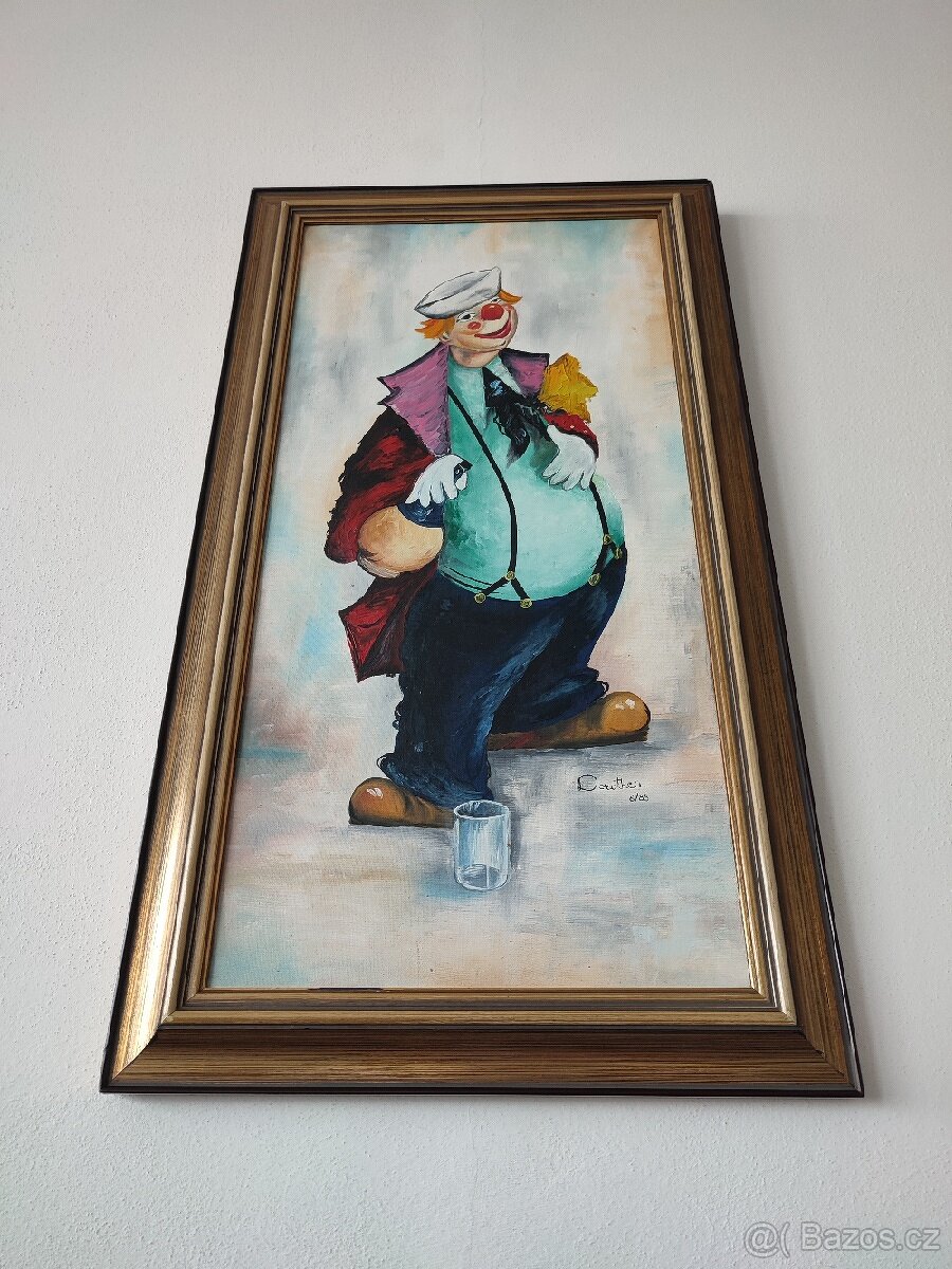 OBRAZ ,, DRUNK CLOWN". - 4