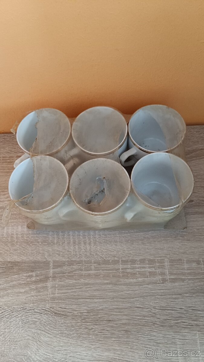 Retro hrnky 6 kusů. - 4
