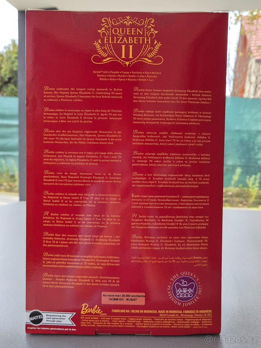 Panenka Mattel Queen Elizabeth II. - 4