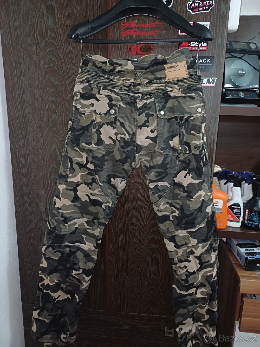 CAMO MBW PANTS textilní pánské moto kalhoty - 4