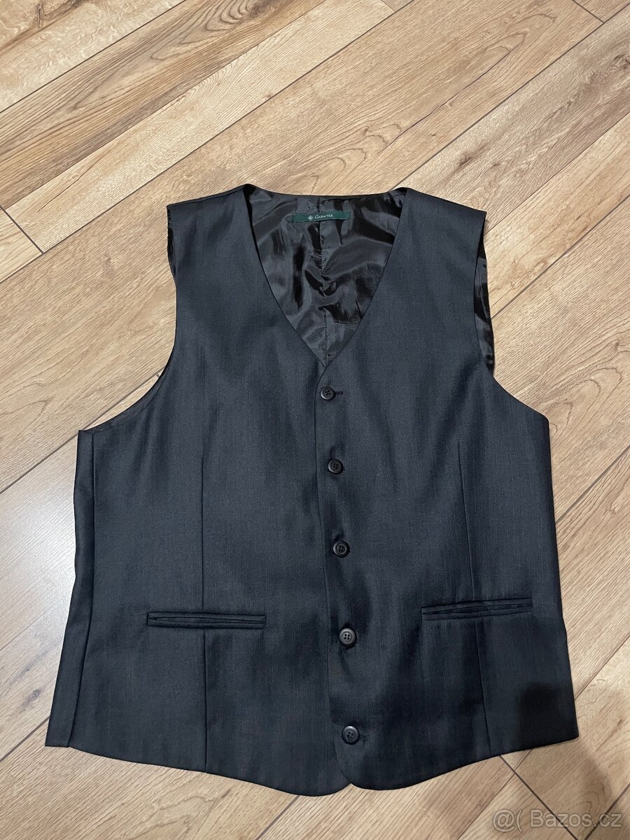 Oblek - Kalhoty, sako a vesta - 4