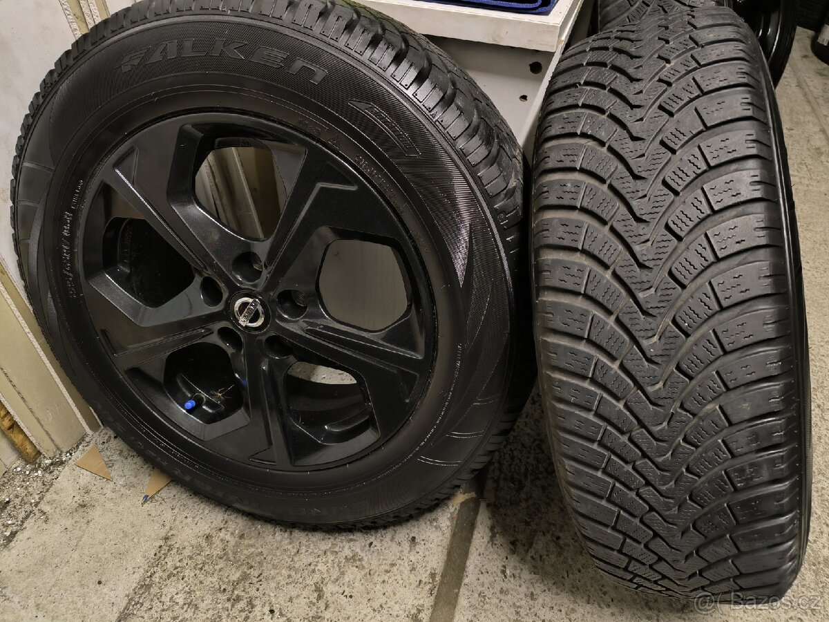 ALU kola Nissan Xtrail Qashqai 5x114,3 r17 Originál+TPMS