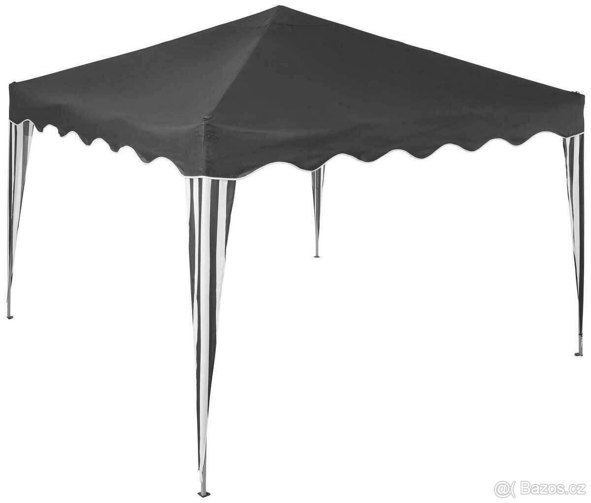 Skládací nůžkový zahradní párty stan 2 bočnice ,nepoužitý , - 4