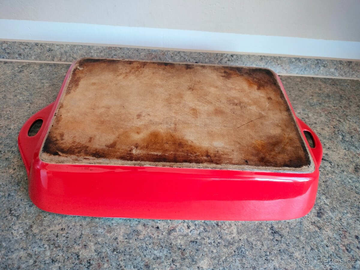 Zapékací mísa červená, 38,5x23 cm, - 4