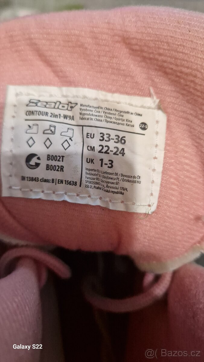 Dívčí dětské brusle 2 in 1 vel. 33-36 - 4