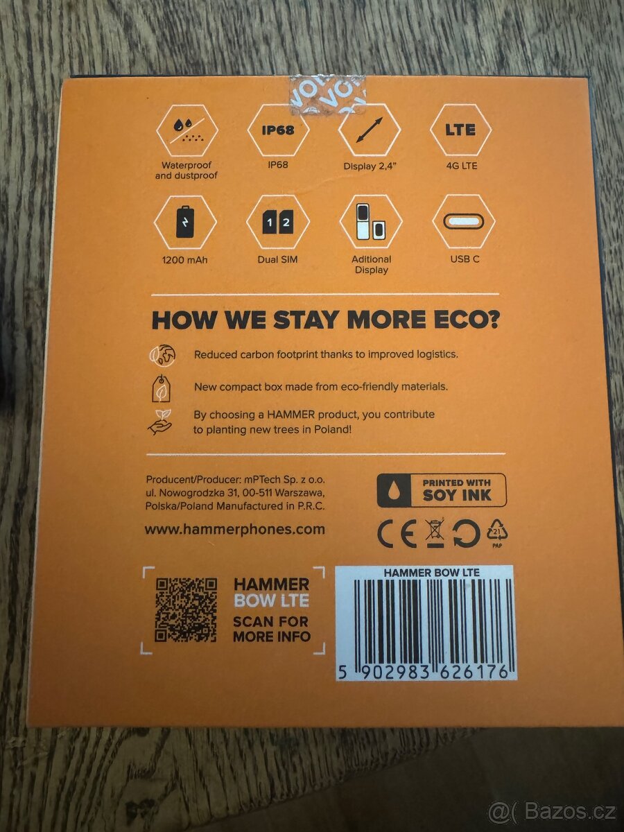 myPhone Hammer Bow LTE oranžovo-černý - 4