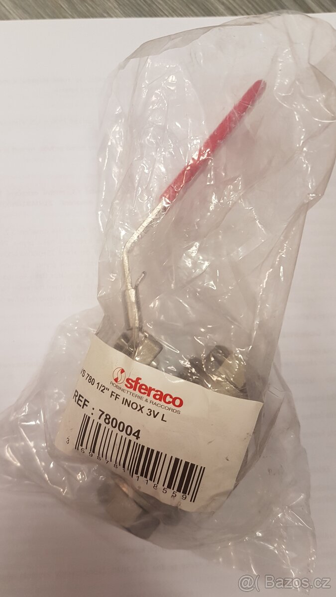 Nerezový třícestný ventil - 4