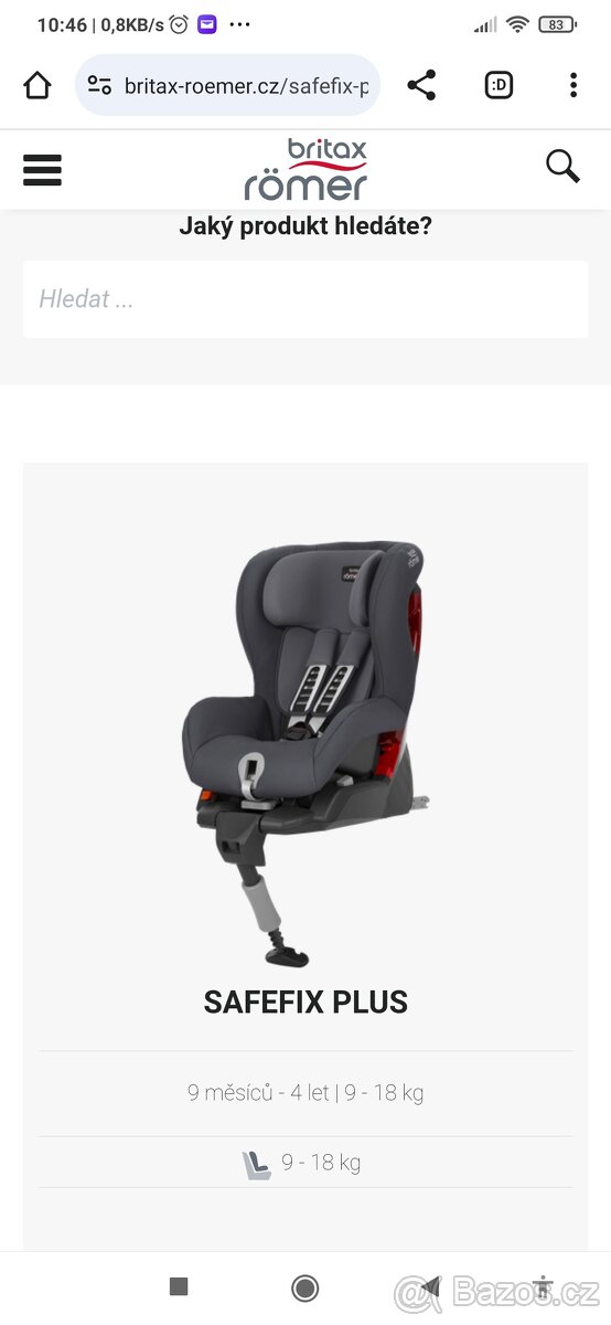 Autosedacka Britax Romer 9-22kg - 4