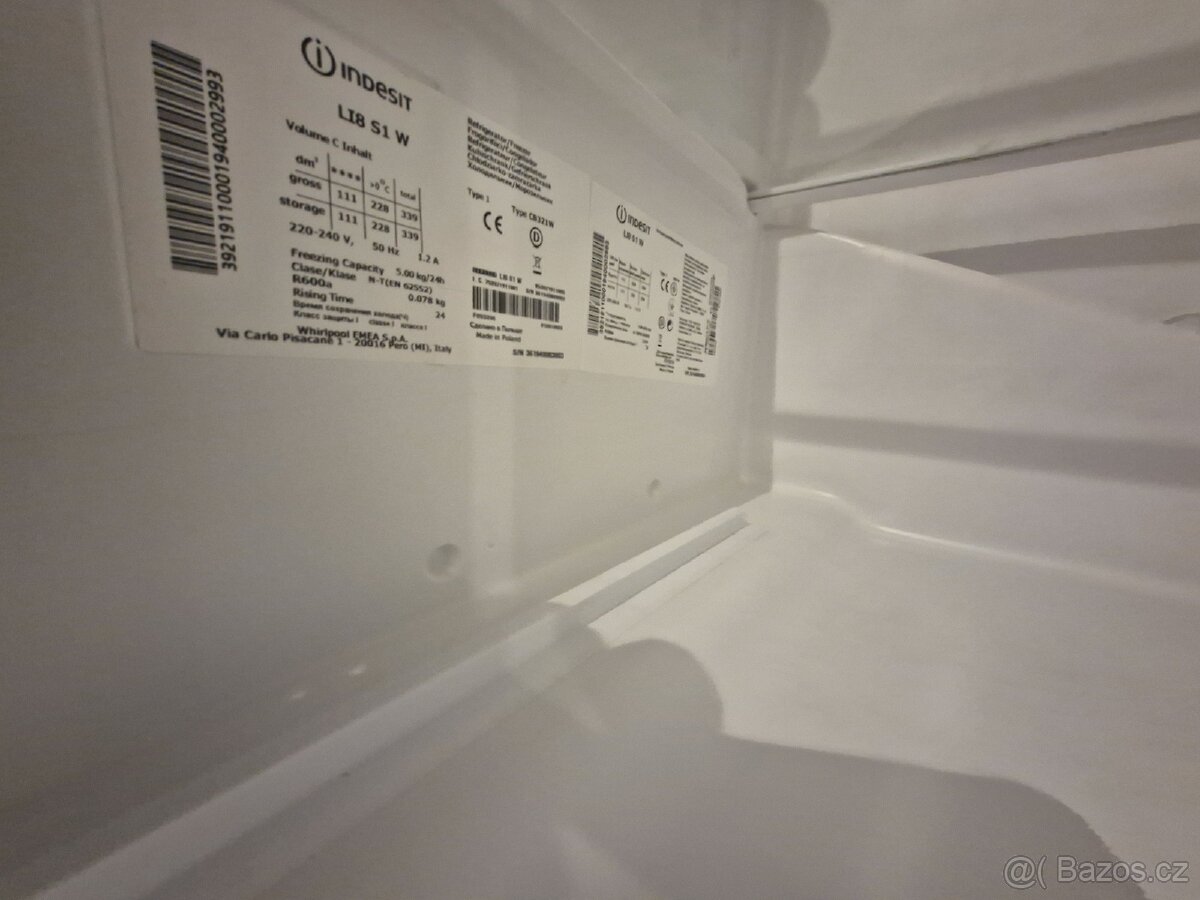 Prodám lednici s mrazákem INDESIT - 4