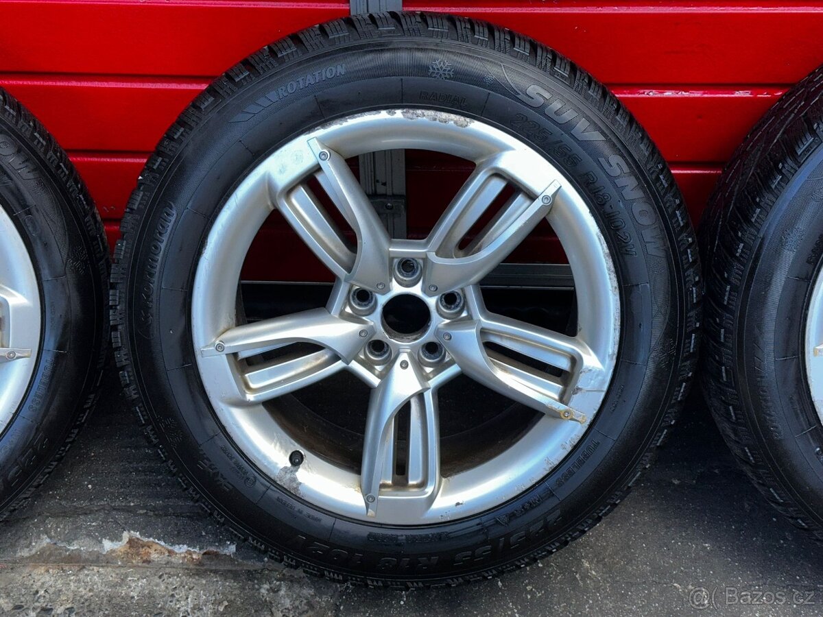 Original ALU kola Audi 18" 8J ET38 zimní pneu 225/55/R18 - 4