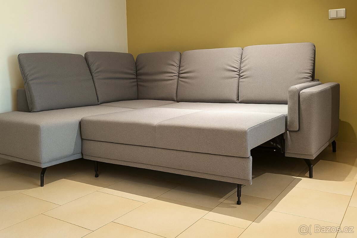 Rozkládací sedací souprava, mozna i doprava - 4