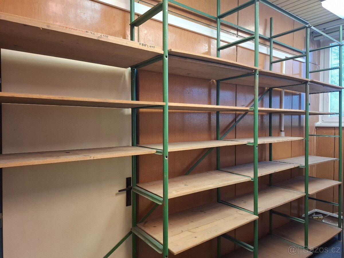 Regál / Kovové regály do skladu – viz foto - 4