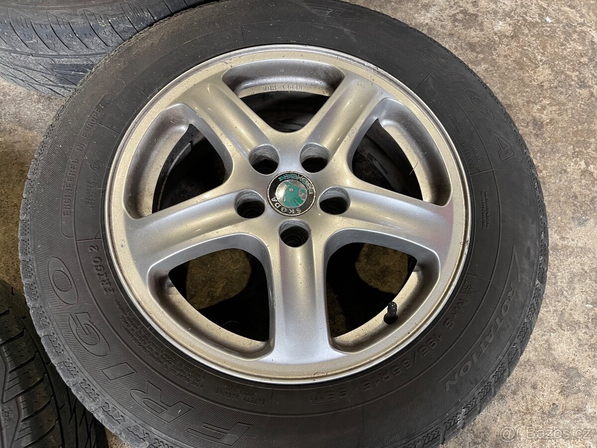 Prodám originální Alu kola Škoda - 4