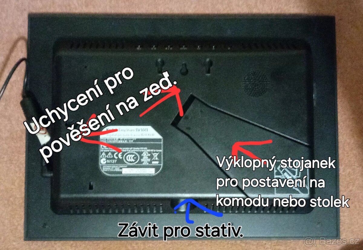 Fotorámeček LCD KODAK Easyshare SV1011 - 4