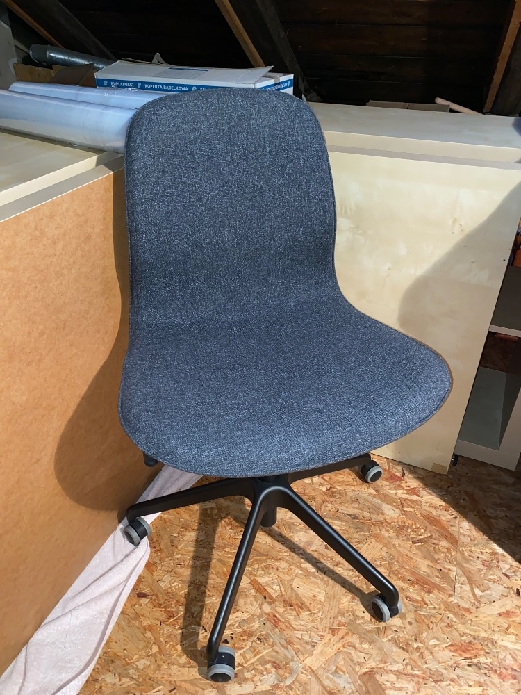 Otočná kancelářská židle šedá - 4