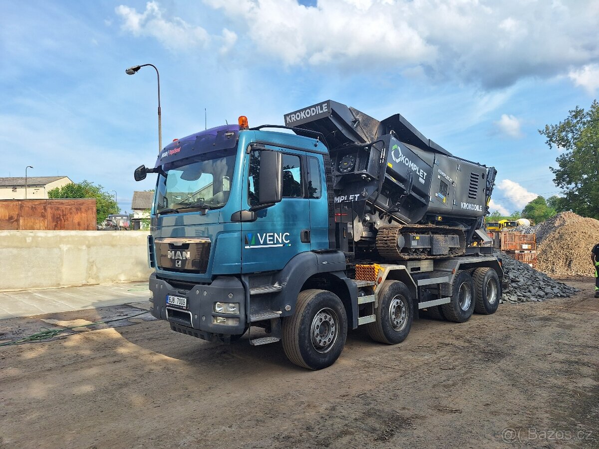 Drtička suti, betonu, bio odpadu, drtič dřeva, drcení pařezů - 4