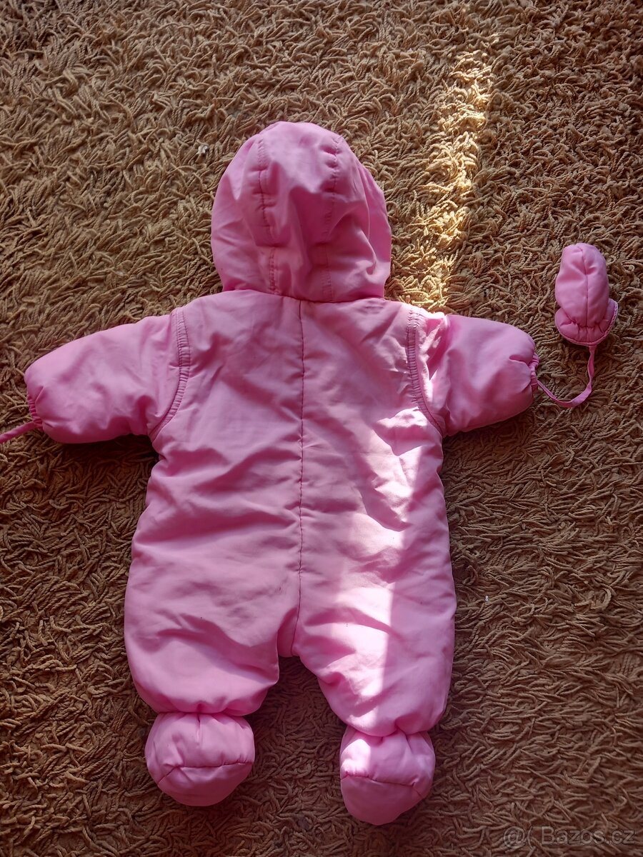 Kombinezky na novorozene holcicky - 4