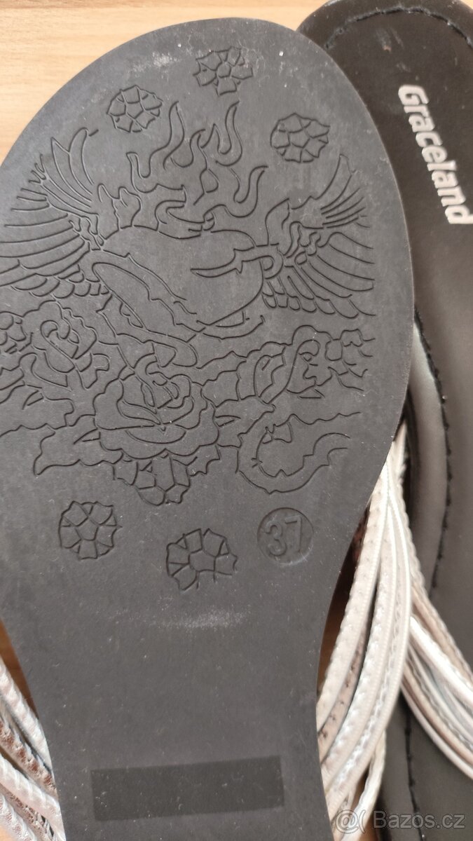 Žabky černé Graceland, vel.36 - 4