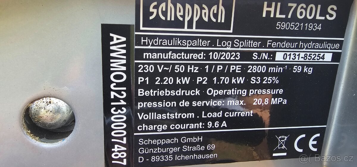 Štípač SCHEPPACH HL 760 - 4