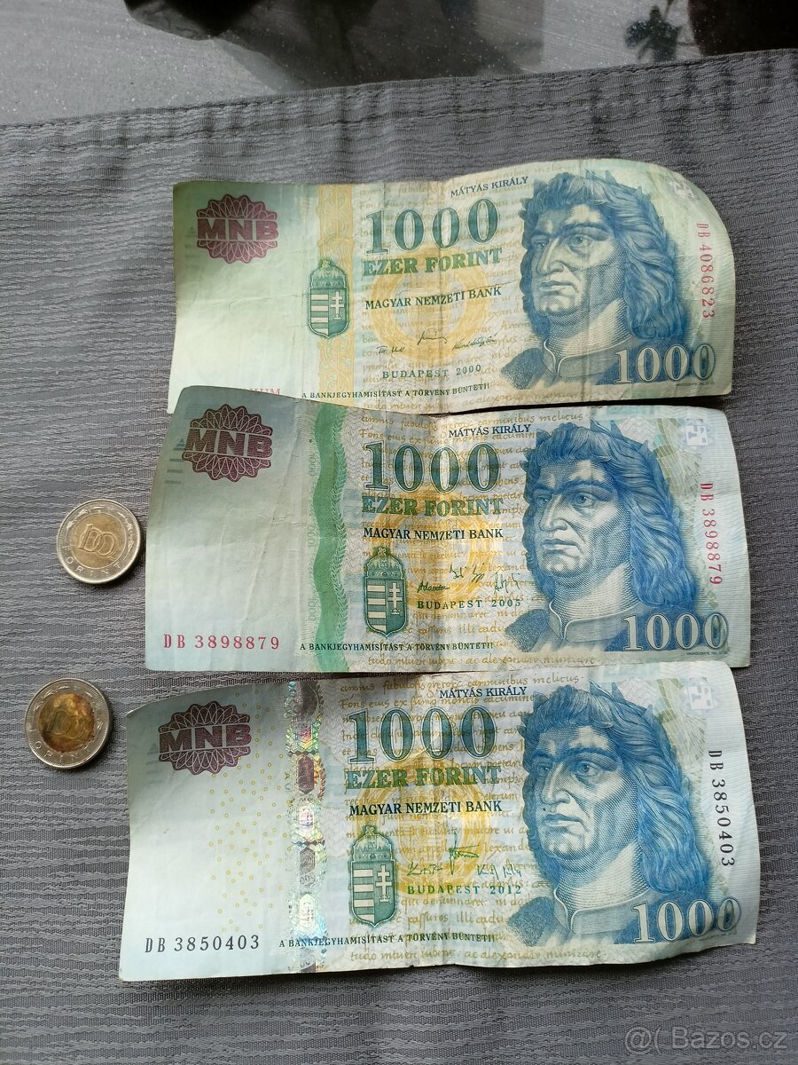 Prodej 1000 forintů bankovka milenium - 4