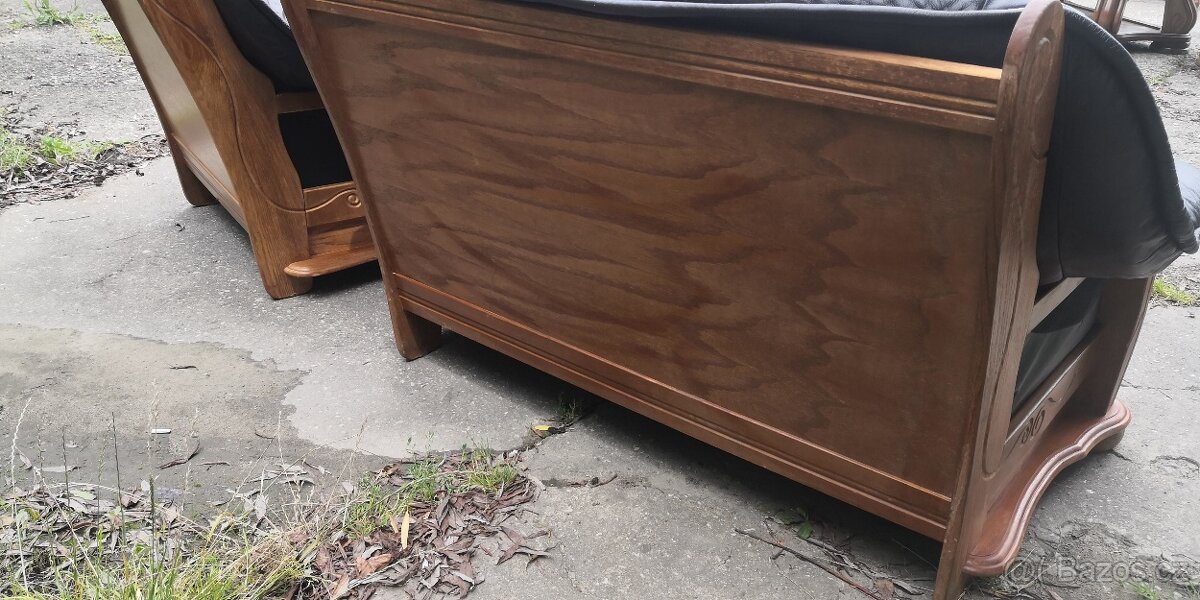 Kožená sedací souprava 2+1 - 4