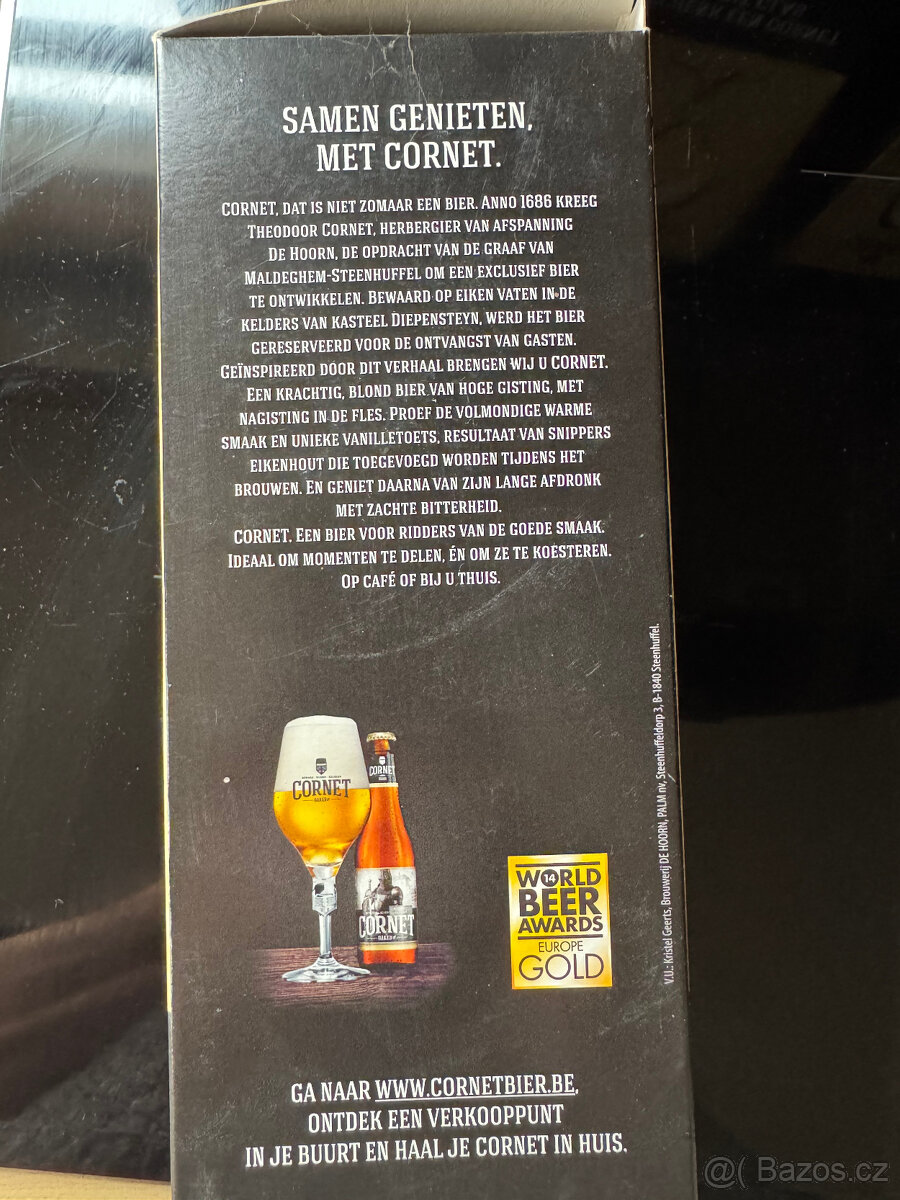 Pivní sklenice Cornet Belgian original - 4 kusy NOVÉ - 4