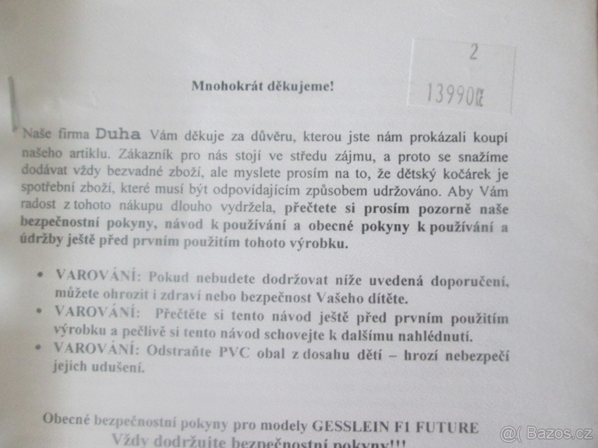 Kombinovaný kočárek GESSLEIN F1 FUTURE - 4