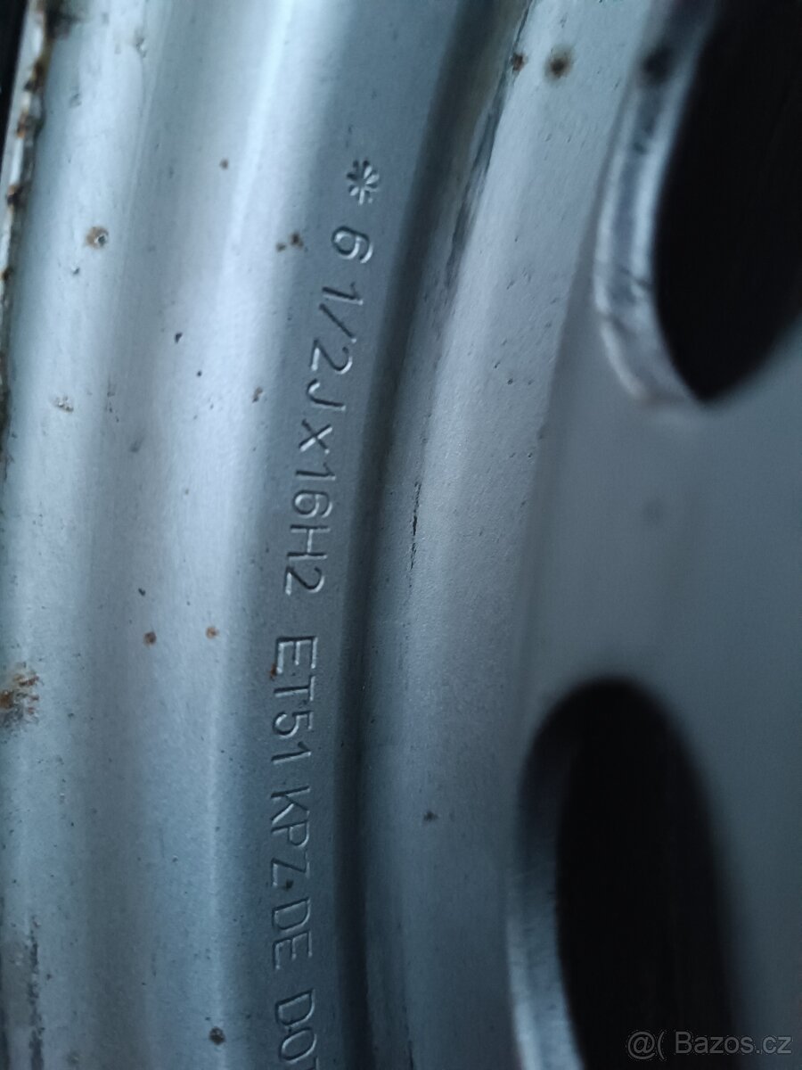 VW T5 T6 - disky 6,5x16 et51 + NOVÉ zimní 205/65/16C - 4