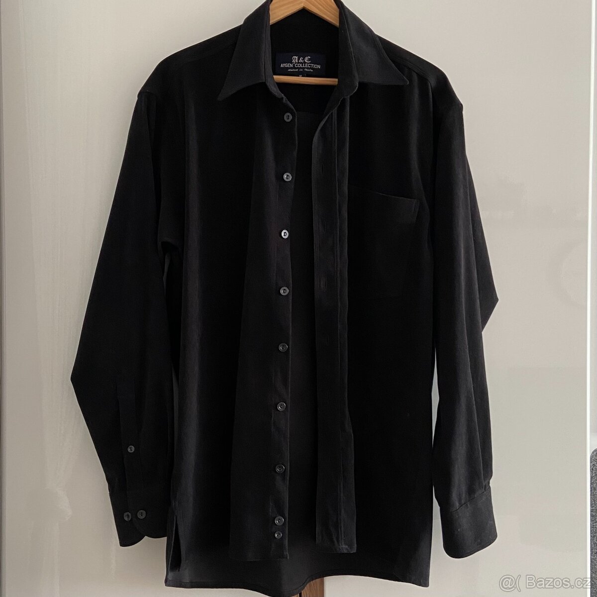 Pánská košile černá vel. М, 40/41 - 4